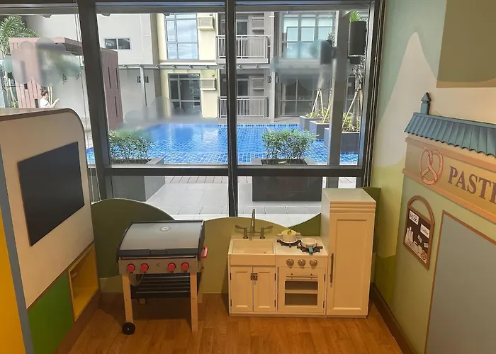 2-min Walk To Okada Near Airportmoa Wbalcony Holiday home